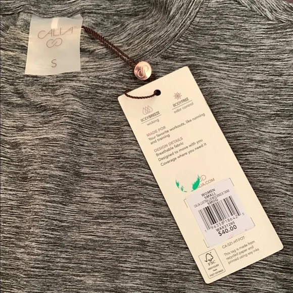 CALIA by Carrie Underwood Black Sleeveless Muscle Tee - Picture 7 of 10